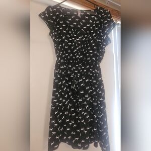 Xhilaration Large Black Dress With Horses